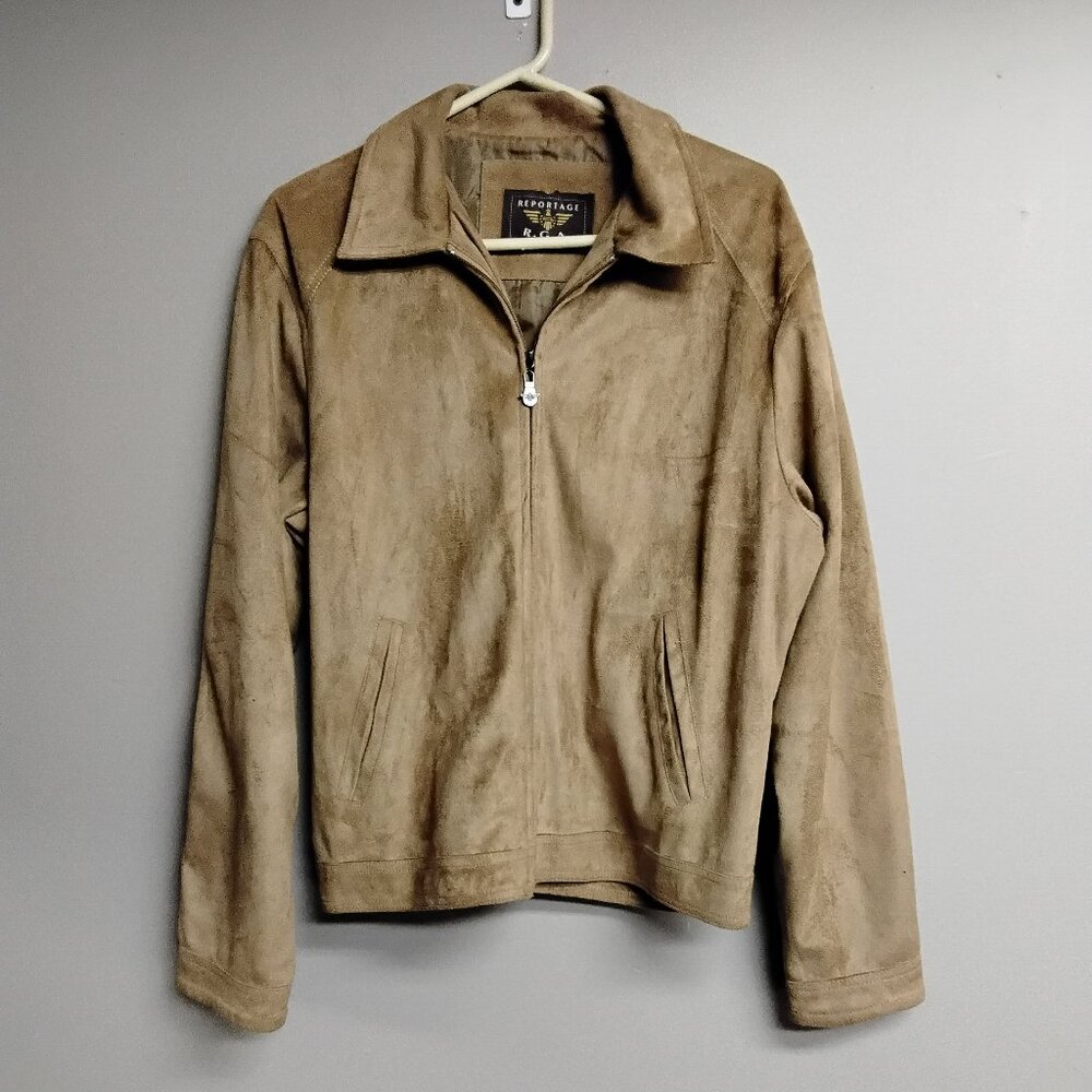 Reportage R.G.A Men's Suede Jacket Size M #637